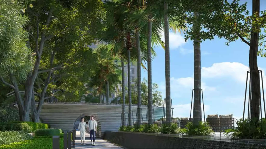 sansara garden walkway